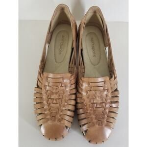 Softspots Womens Trinidad Natural Leather Huarache Shoes 8 Sandals